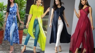 'Latest Slit Kurti Designs||Kurti Designs 2020||Chic Fashion||CF'