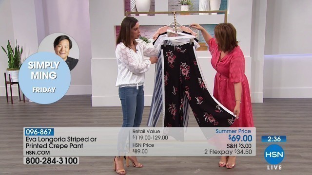 'HSN | Fashions by Eva Longoria 06.28.2018 - 11 AM'