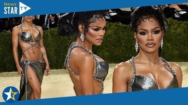 'Teyana Taylor wears flesh-baring dress that shows off her tummy and butt at Met Gala 989619'