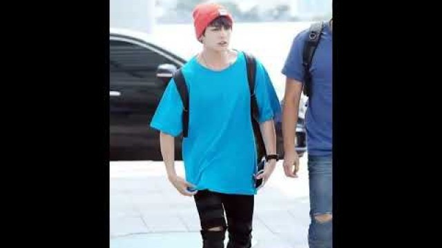 'BTS Jungkook airport fashion status#Billionaire song