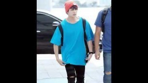 'BTS Jungkook airport fashion status#Billionaire song