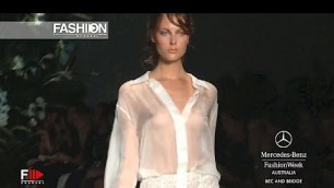 'BEC AND BRIDGE Spring Summer 2012 2013 Australian Fashion Week - Fashion Channel'