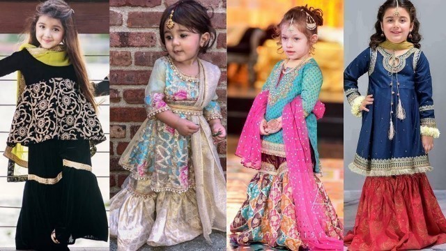 'Kids sharara suit designs for weddings  - Drool worthy gharara design ideas for little girls'