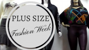 'PLUS SIZE DO DESFILE FASHION WEEK'