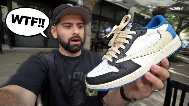 'WTF TRAVIS SCOTT FRAGMENT JORDAN 1 LOW IS BETTER THAN THE HIGHS!!'