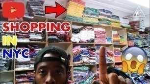 'I GO SHOPPING IN NYC ****GARMENT DISTRICT**** @1ofakindgear | VLOG #05'