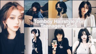 'Tomboy Hairstyle For Teenagers Girls | Tomboy Haircut | Boylish Haircut #shorts #ytshorts #hairstyle'