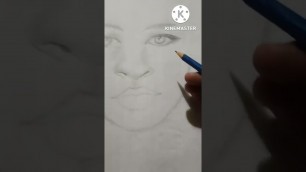 'fashion model face drawing'