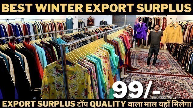 'M.J Fashion Brand New Warehouse | Best Quality Export Surplus Delhi | Winter Export Surplus Clothing'