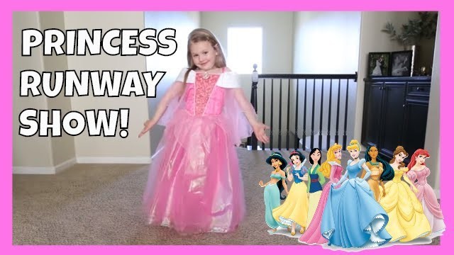 'KIDS DISNEY PRINCESS COSTUME RUNWAY SHOW!'