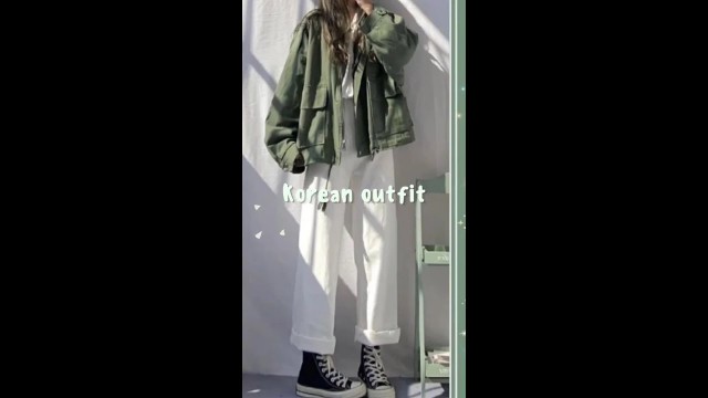 'OOTD Korean Style Non Feminim (Tomboy) #shorts'