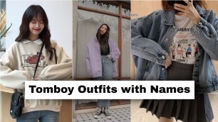 'Tomboy Outfits for Girls | Korean Outfits with Names ~ STYLE GRAM'