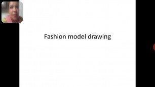 'Session name- Introduction to  Fashion model drawing .B.design- I semester'