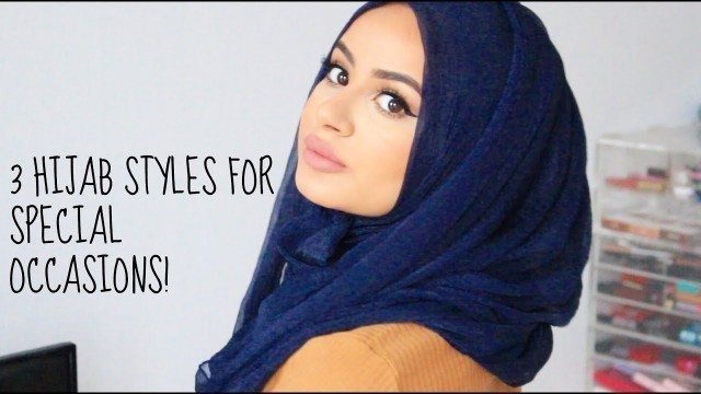 'Easy Hijab Styles For Weddings and Eid | Hijab Tutorial | Hijabhills'