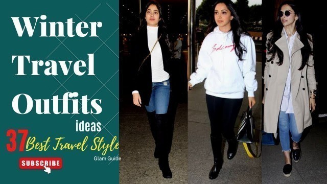 'Winter Travel outfits 2022 | Travel outfits Ideas | Latest Bollywood Fashion | Glam Guide #Aprajita'