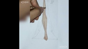 '#designing #fashionfigure #fashion #sketching #fashiondesign #model #drawing #painting'