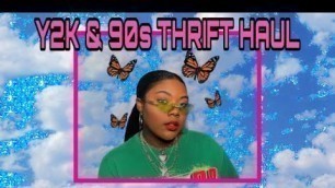 '90s and Y2K (2000s) thrift haul | in-between girl/ mid size girl edition | + try on and style'