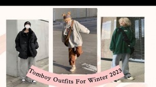 'Tomboy Outfit Ideas For Winter 2023 | Korean Winter Tomboy Outfit Ideas For  Teenagers Girl |#tomboy'