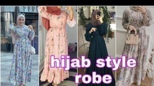 'Hijab fashion inspiration / Hijab style modest fashion clothes 2022/فساتين محجبات جديدة'