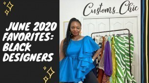 'June 2020 Favorites: Black Designers - (TOP FASHION BRANDS for SUMMER 2020) - BLACK TRENDS'