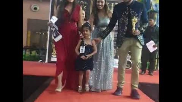 'Trisha Bhandari#Kids Fashion week 2022 winner ys i did it Pappa its topies dedicated to u'