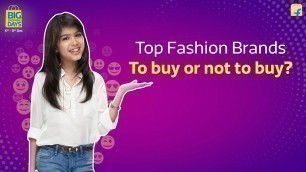 'Top Fashion Brands? Get or Forget? | Big Shopping Days'