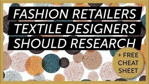 'TOP 5 FASHION BRANDS TEXTILE DESIGNERS SHOULD RESEARCH'