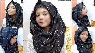 'Hijab Tutorial without inner cap | New Hijab Style 2020 | Easy and Quick Hijab Tutorial'