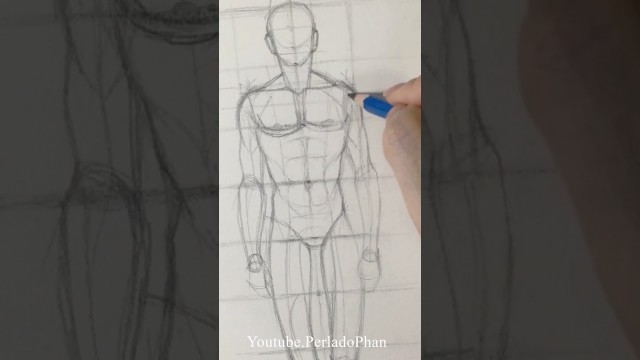 'Fashion male model drawing #short #perladophan #shorts #drawingskill'