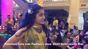 'kids Fashion show 2020 in Avenue Mall Lahore  Children Fashion Show 2020 Pakistani kids'