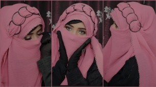 'Hijab Style With bangels for party or special occasion | Niqab full coverage | @Be you and Beauty'