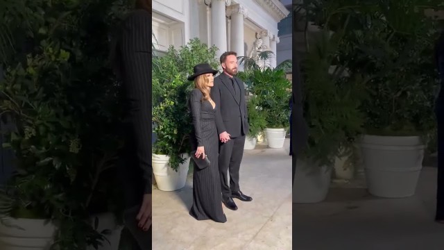 'Jennifer Lopez & Ben Affleck attend the Ralph Lauren SS23 Runway Show. #jenniferlopez'