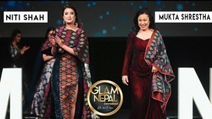 'Niti Shah | Muku Design Dhaka Collection | Glam Nepal International 2019'