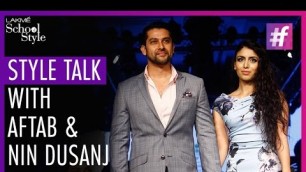 'Style Talk With Aftab Shivadasani and Nin Dusanj | Lakme Fashion Week - Winter Festive 2015'