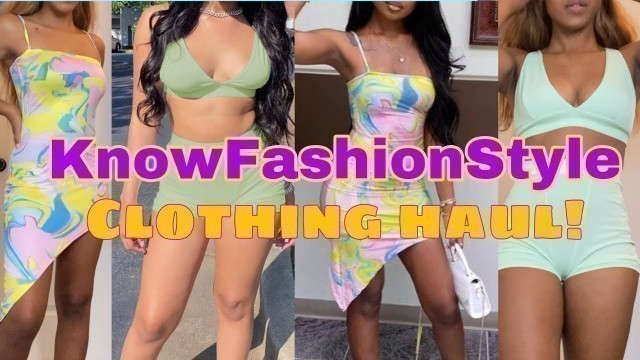 'KnowFashionStyle Haul'