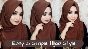 'Easy & Simple Hijab Style || Hijab Style By Nipa || Beauty Reflect By Nipa'