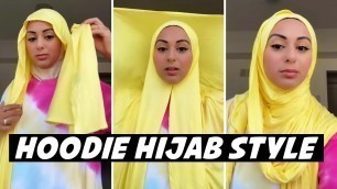 'Hoodie hijab style #shorts'