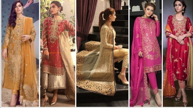 'Top Fashion Heavily Embroidered designers Wedding Guest Dresses Designs 2020 for Women'