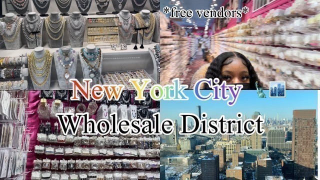 'I WENT TO THE LARGEST WHOLESALE DISTRICT IN NYC | FREE VENDORS FOR YOUR BUSINESS | *accessories*'