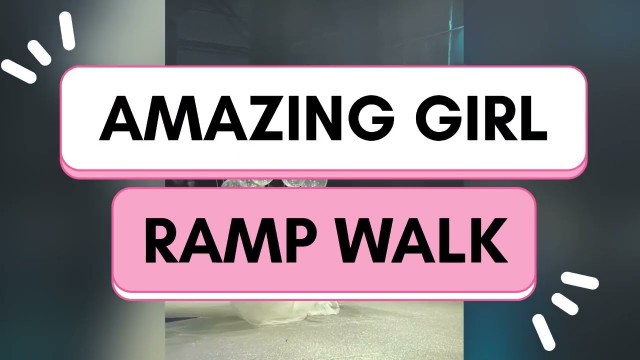 'Amazing girl rampwalk | kids fashion show | kids ramp walk | eventswedo'