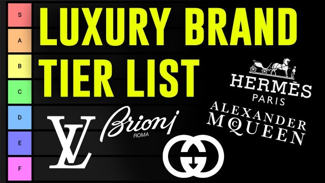 'BRUTALLY HONEST Luxury Brand Tier List'