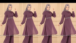 'Hijab Evening Dresses | Combines | Dress Combines | Hijab Styles | Muslim Clothes | Muslim Fashion'