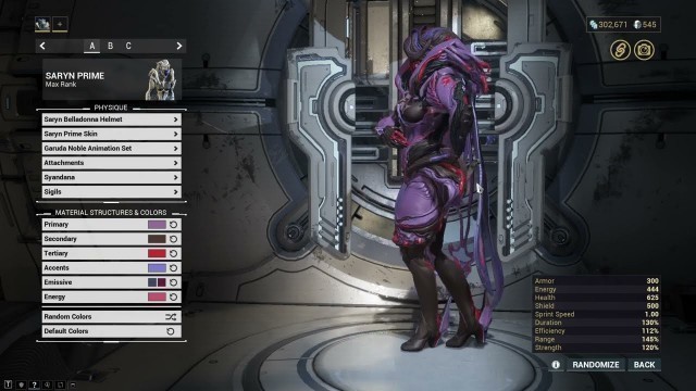 'Fashion Frame: Saryn Prime (The Violet Venom)'