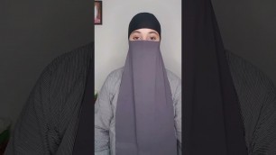 'Instant/Ready Hijab Tutorial || Full Coverage| Hijab Style With Niqab 2021 asma abbasi vlogs #shorts'