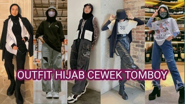 'OOTD HIJAB CEWEK TOMBOY || STYLE KEKINIAN'