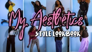 'all my aesthetics bc I can\'t choose one (90s, artsy, grunge/e-girl, city pop) | my style lookbook'