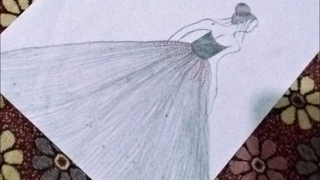 'Girl Drawing||How to Draw A Fashion girl|| Model Girl dress design||Barbie girl Drawing'
