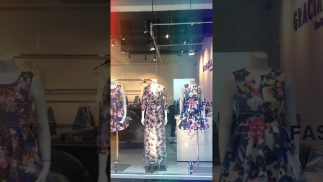 'Wholesale Dress Window Displays In The New York Fashion District By Closeoutexplosion.com'