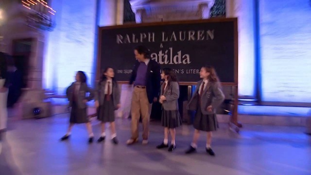 'The Matildas at the Fall 2014 Ralph Lauren fashion show'