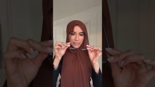 'Hijab style with glasses #hijabstyle #hijabtutorial #hijab #shorts'